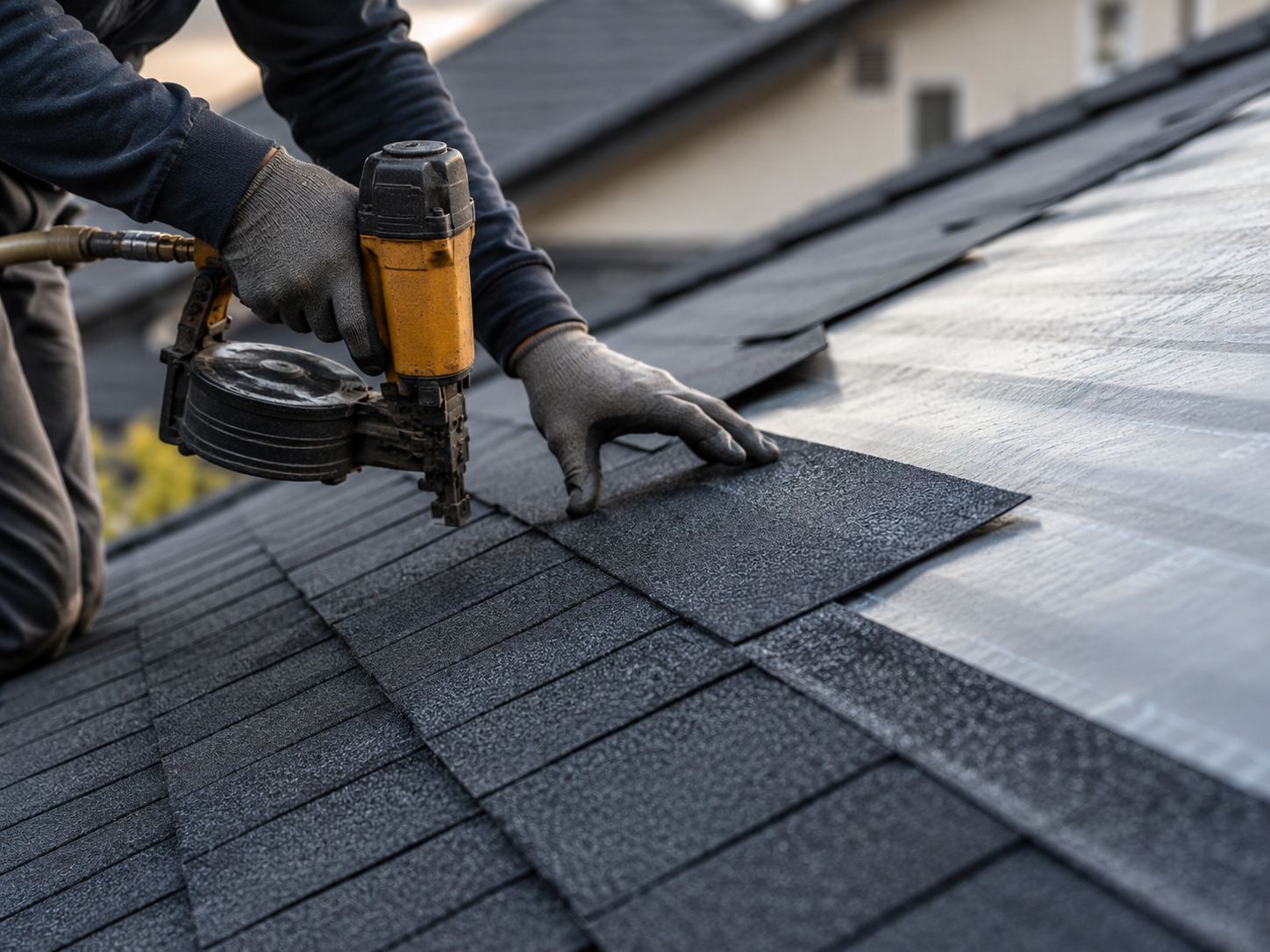 Quality roof replacement installation work in Brisbane