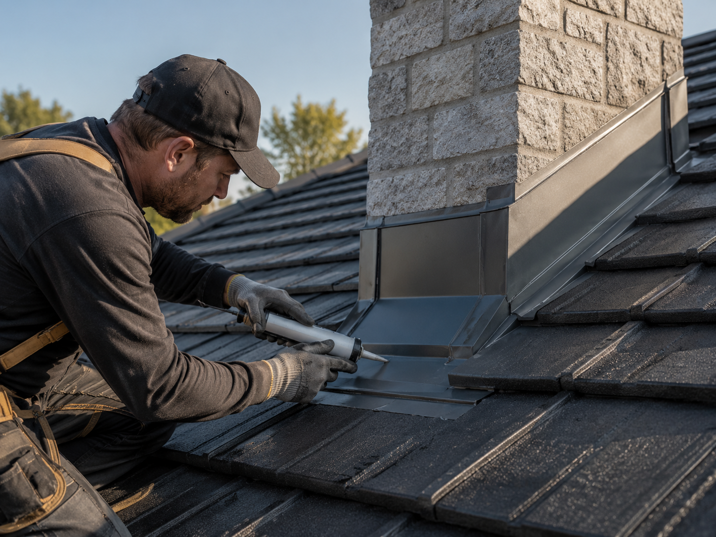 Professional roof restoration work showing attention to detail on Brisbane property